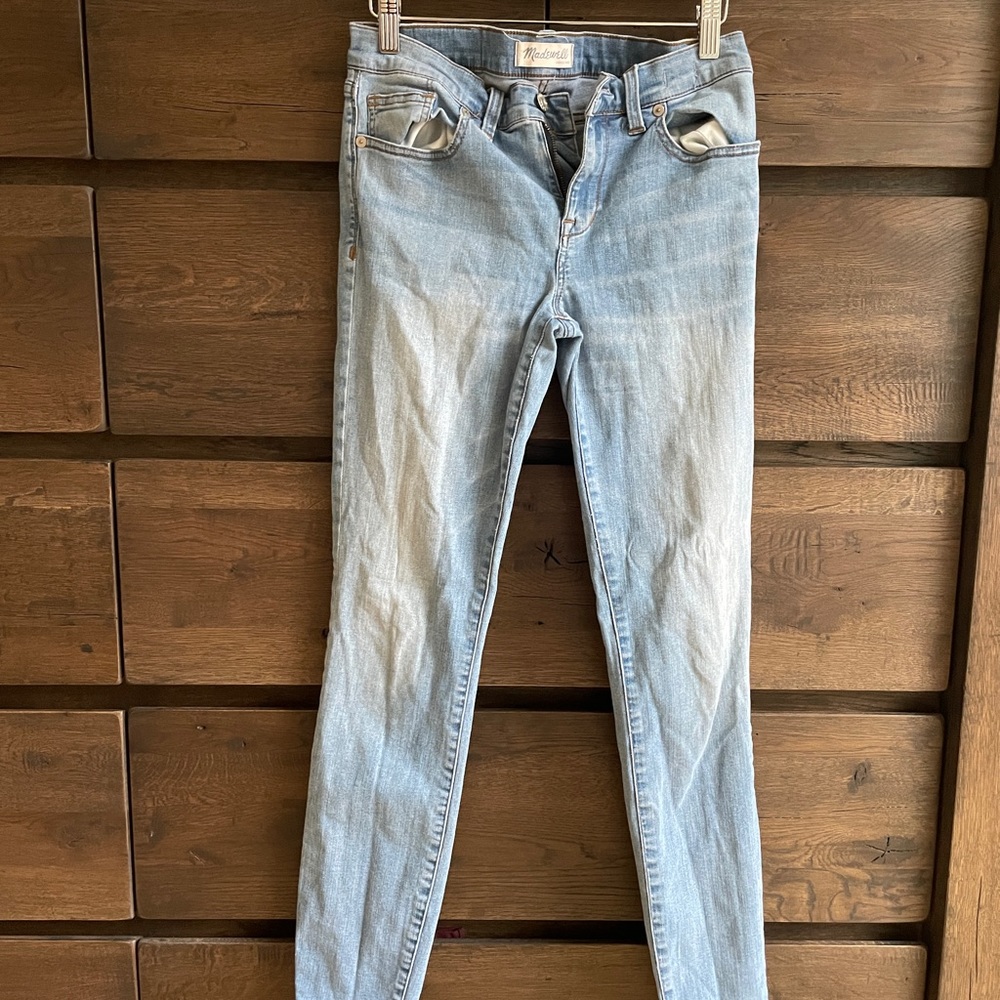 Madewell Light Wash Skinny Jean, Size 29